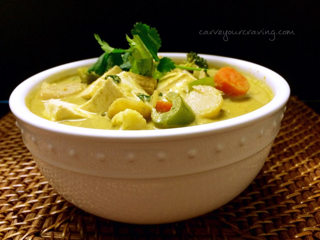 veg thai green curry
