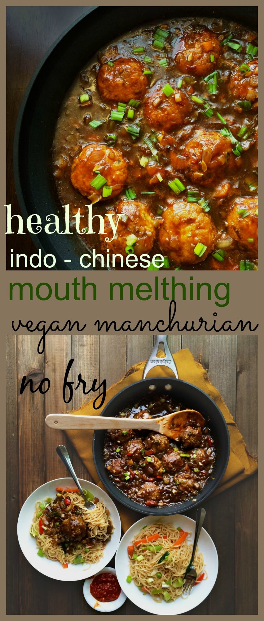 vegan healthy veg manchurian -no fry