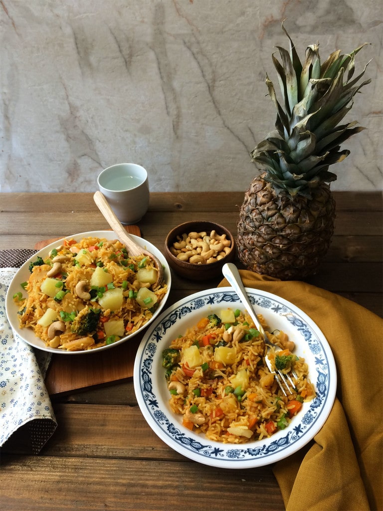 Vegan Thai Pineapple Fried Rice