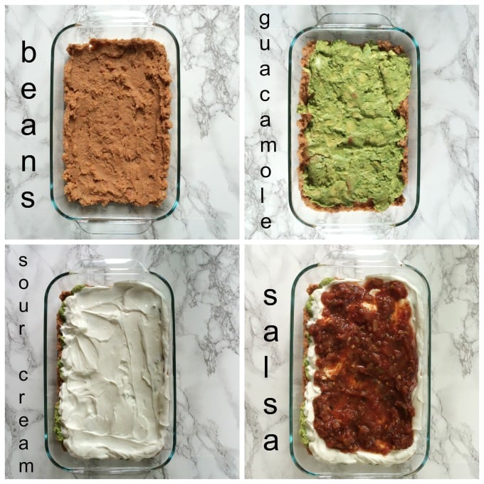 easy 7 layer mexican dip 4
