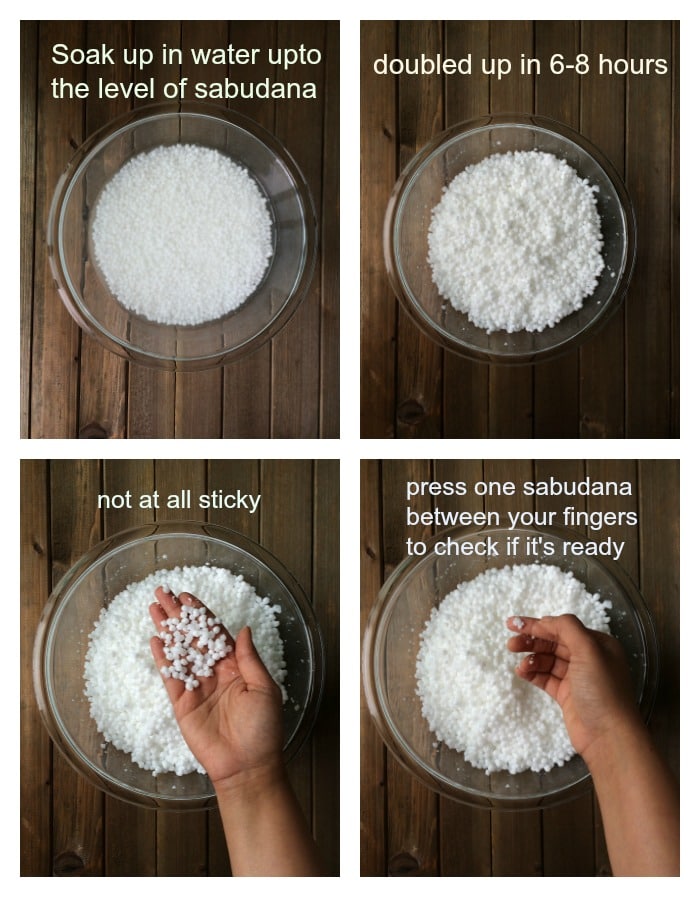 How to make perfect non-sticky Sabudana Khichdi / tapioca pearls pilaf , vrat khichdi