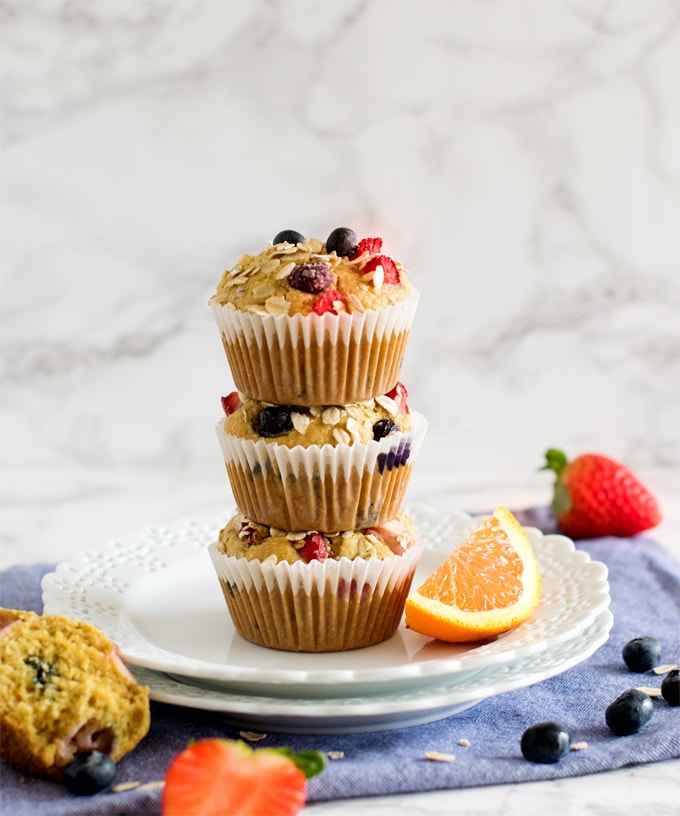vegan-breakfast-healthy-muffins