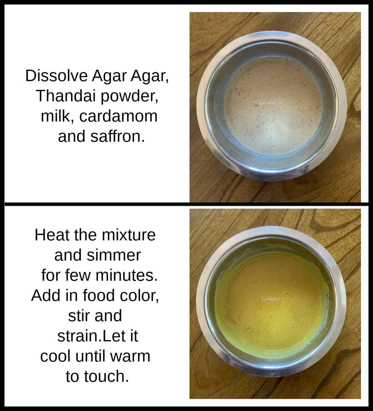 Preparing liquid ingredients in a bowl