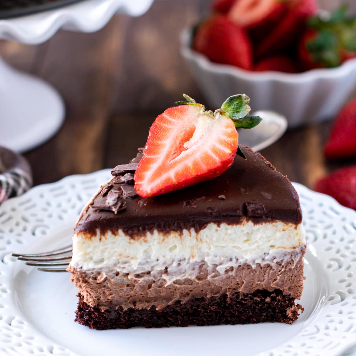 Triple Chocolate Mousse Cake Without Gelatin Carve Your Craving